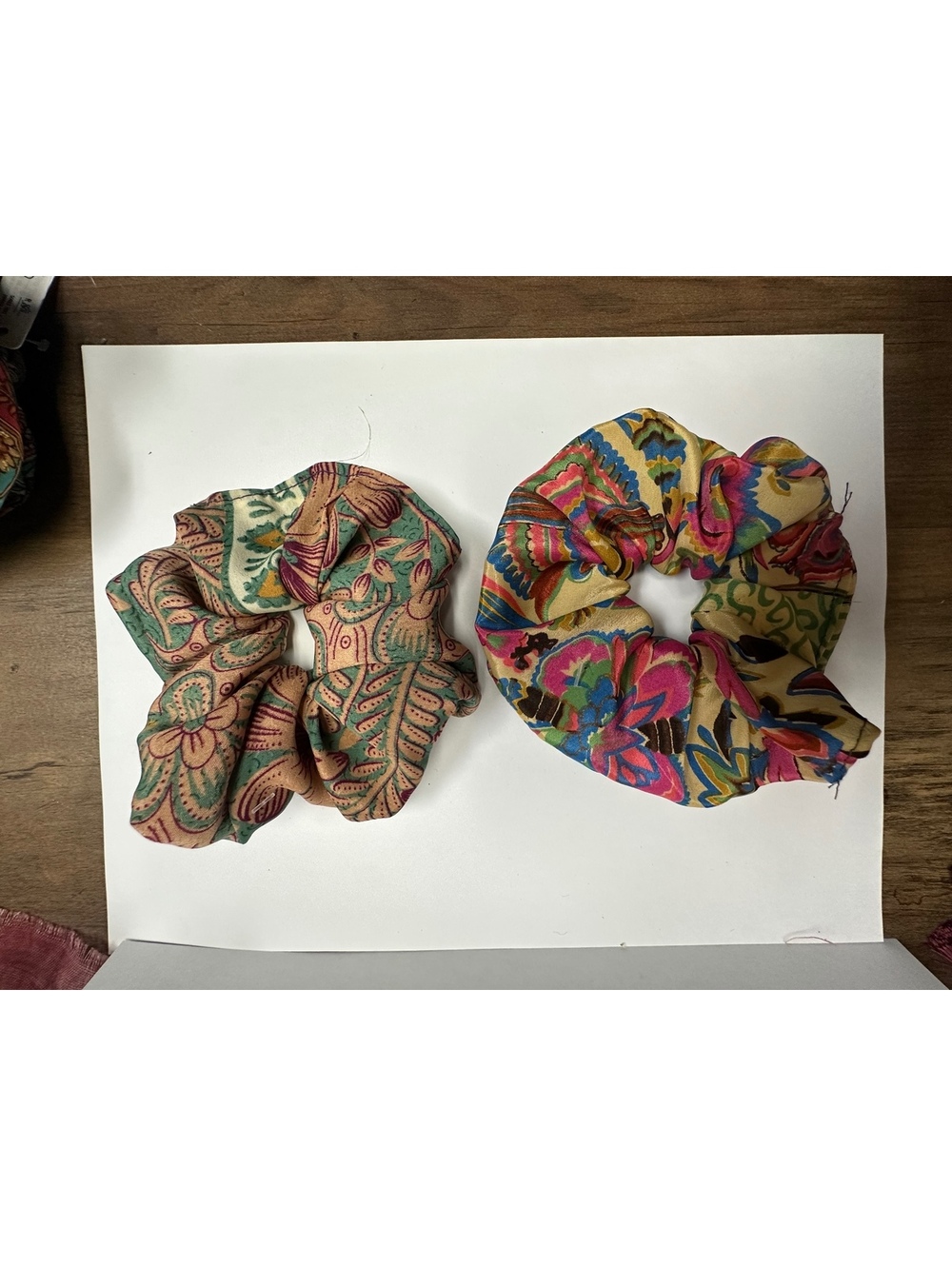 Sari Silk scrunchies